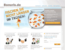 Tablet Screenshot of bonuris.de